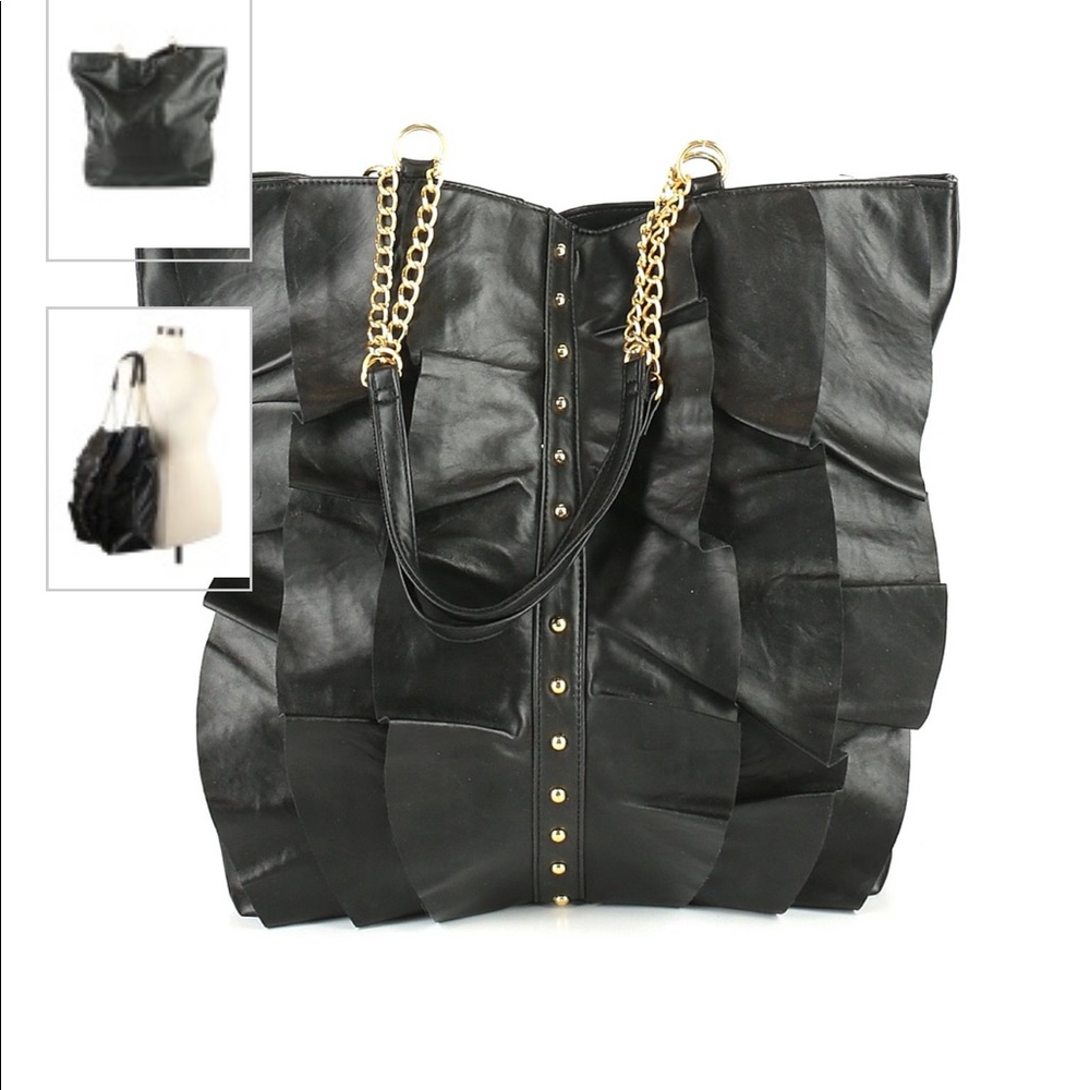 DSW Large Ruffle Tote